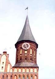 Часовая башня Кафедрального собора в Калининграде